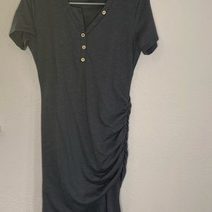 Casual gray dress